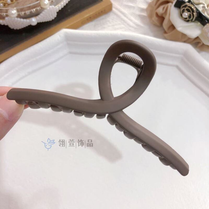 レトロな新しい秋冬の豪華な大きなヘアクリップ、高級ヘアアクセサリー、ヘアピン、女性用後頭部ヘアピン、シャーククリップ|undefined