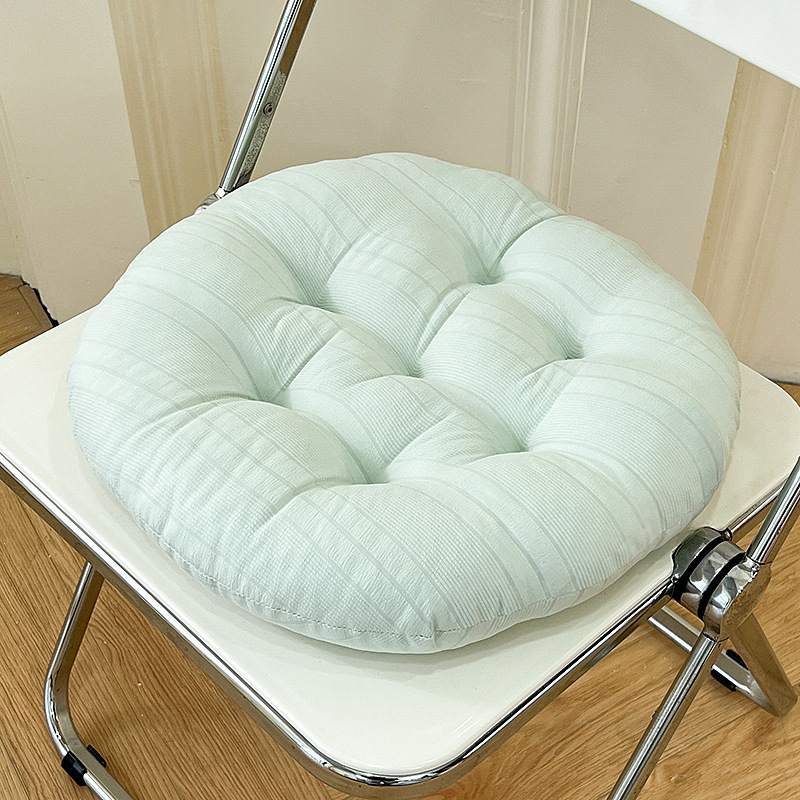 Light mist green (round) full filling, soft plaid