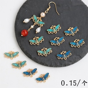 ��ɫ�Ͻ�11*18mm�p����ͷ��{�c���������diy���L�l�����K���
