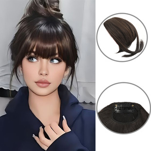 Europe and the United States cross-border hot girls online red cartoon bangs modified face one-piece BB clip thickened high temperature silk manufacturers wholesale