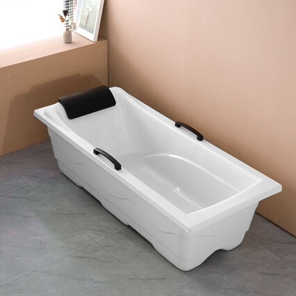 Acrylic Freestanding Bathtub for Elderly Adults, Thickened Colorful Bathtub, Direct Sales from Manufacturer, No Installation Required Acrylic Freestanding Bathtub for Elderly Adults, Thickened Colorful Bathtub, Direct Sales from Manufacturer, No Installation Required