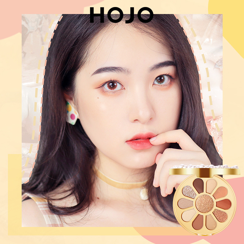 HOJO8087 Ambilight Pearl Eye shadow Silty Exquisite extension To subdivide texture Halo