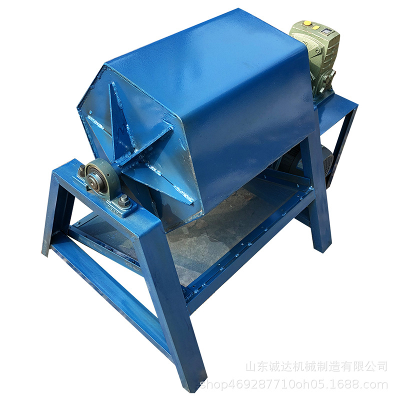 六角滚筒式火烧铁研磨机 金属 镀锌件表面抛光机 打磨去毛刺设备