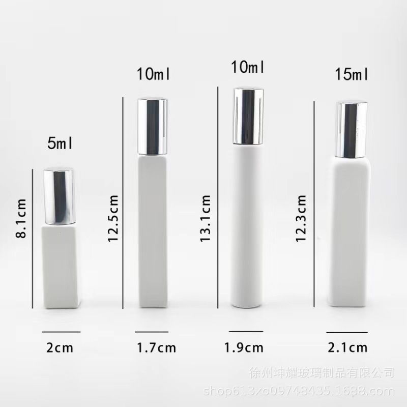 Botella de perfumes transparente de oro 10ml botella de perfumes de plata 15ml botella de pulverización de presión de botella de fragancia