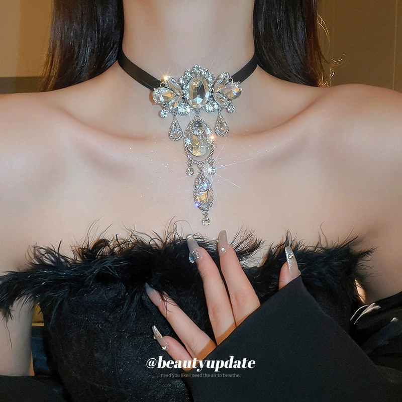 Серебряная игла, серьги, ожерелье, цепочка, набор в стиле ретро, французский ретро стиль, оптом
