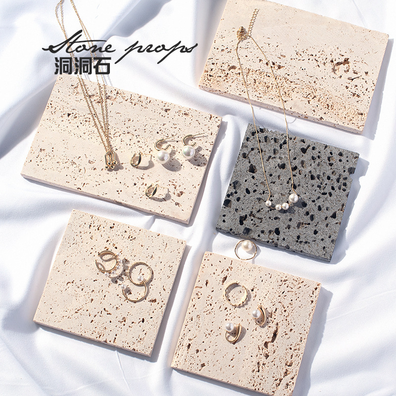 Natural Fugu Cave Stone Photography Ornaments Decoration Photography House Silent Wind Props Background