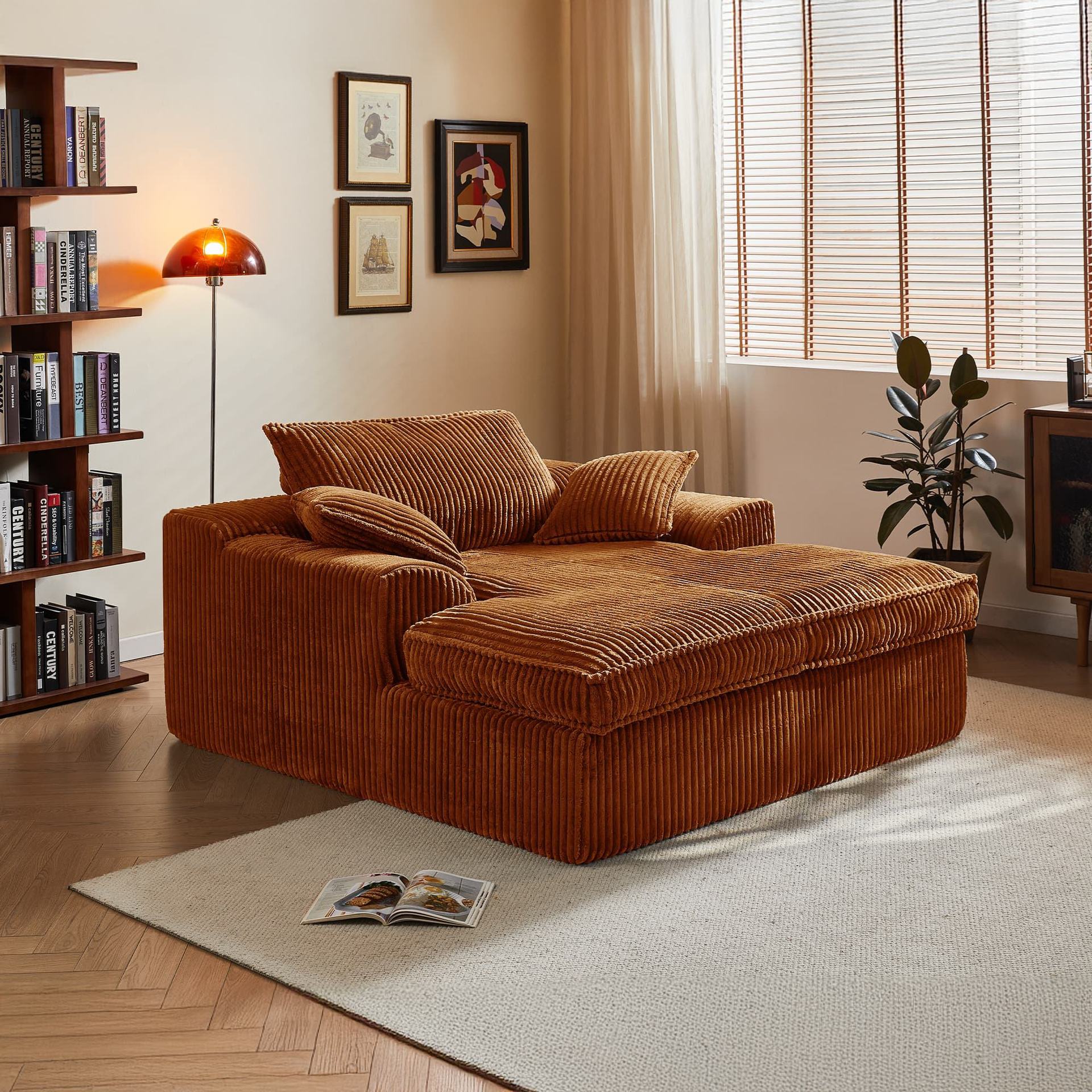 Sofá de compresión de vacío sin hueso de seda de seda de seda blanca de alta densidad esponja sofá integral