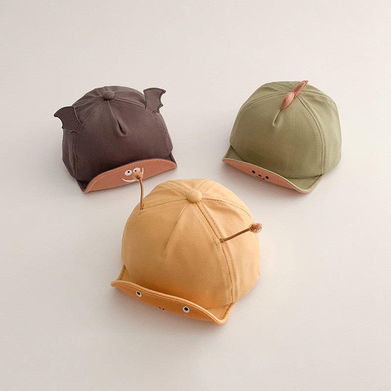 Sombrero de bebé primavera y otoño lindo súper lindo gorra de pico delgada para niños gorra de béisbol sombrilla de protección solar para bebés masculinos y femeninos