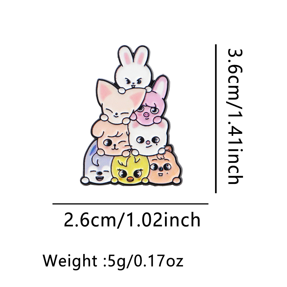 Personajes de dibujos animados broche insignia ropa mochila accesorios pin comercio exterior transfronterizo venta caliente insignia de aleación