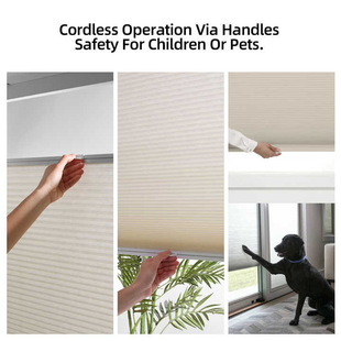 Office Cross-Border Exclusive Embedded Small Gecko Honeycomb Curtain Window Custom Insulation Curtain Sun Protection Curtain Balcony Bathroom