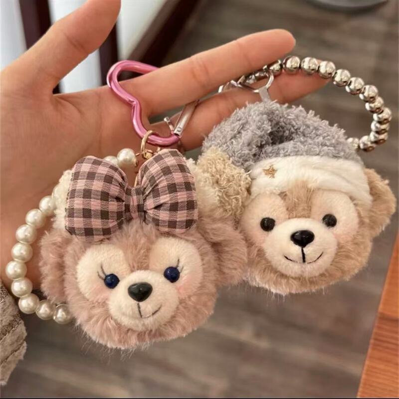 Cute Duffy Bear Bag Pendant Plush Doll Keychain Pendant for Girls Birthday Gifts Cross-Border Souvenirs Cute Duffy Bear Bag Pendant Plush Doll Keychain Pendant for Girls Birthday Gifts Cross-Border Souvenirs