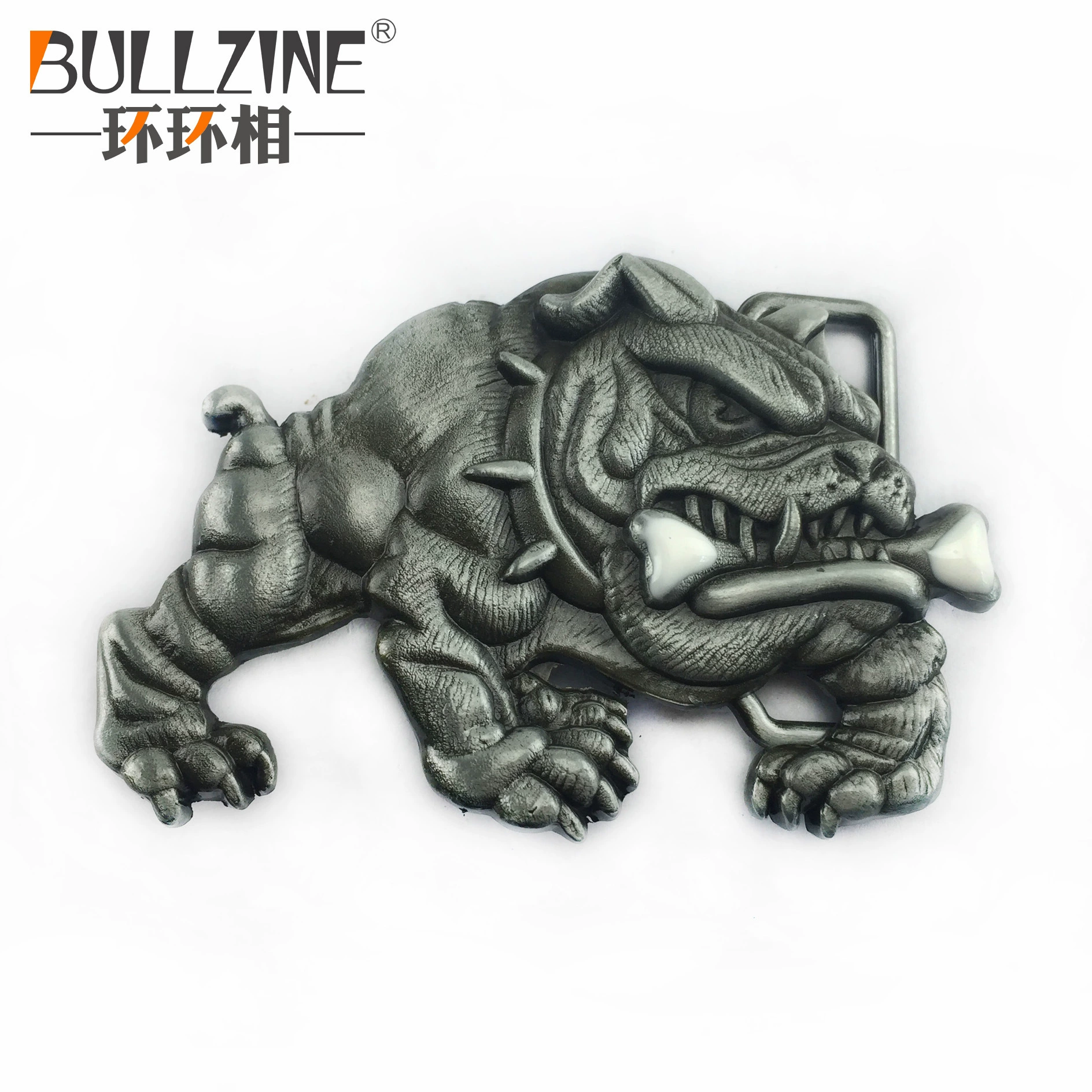 Металлический ремень BULLZINE, ретро пряжка для отдыха