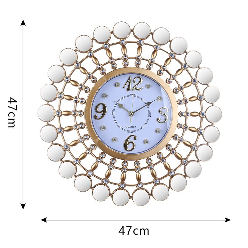 Reloj de pared decorativo retro para hogar, marco digital con diseño estereoscópico, reloj de cuarzo de escaneo preciso hueco