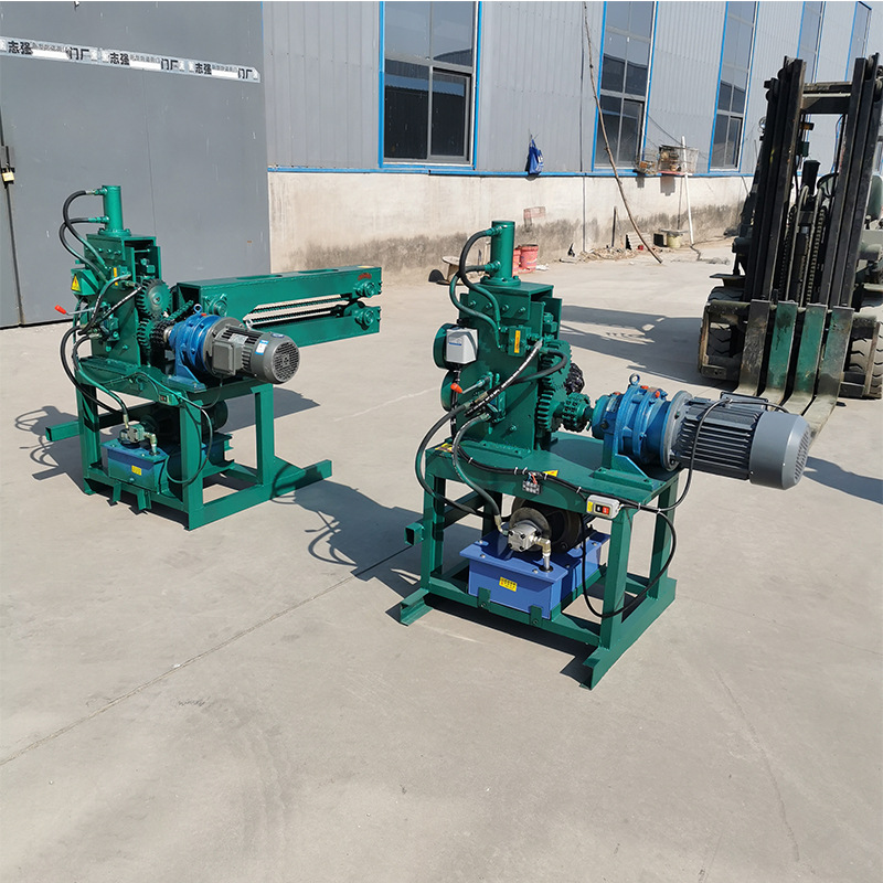 多功能油桶拆解机厂 家 电动型铁桶展平设备 双压辊油桶展平机