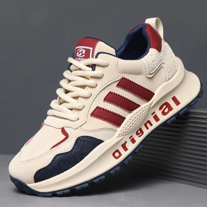Men's Shoes 2025 New Spring and Autumn Thick-Soled Height-Increasing Trendy Non-Slip Versatile Running Breathable Dad Shoes Low-Top Men's Shoes 2025 New Spring and Autumn Thick-Soled Height-Increasing Trendy Non-Slip Versatile Running Breathable Dad Shoes Low-Top