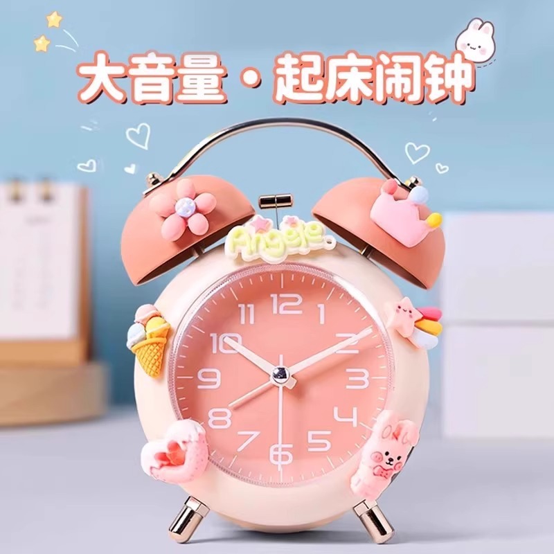 2025新款闹钟小学生用初中生专用起床工具儿童女孩叫醒时钟表
