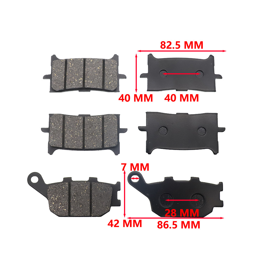 Paletas de freno de disco de motocicleta Paletas de freno Paletas de freno FA679 FA174 CRF1000 Juego CRF1100