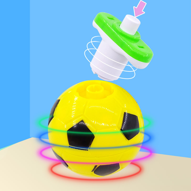 Juguetes de ocio para niños catapultados dibujos animados giroscopio luminoso colorido giroscopio eléctrico mercado nocturno tienda de venta caliente