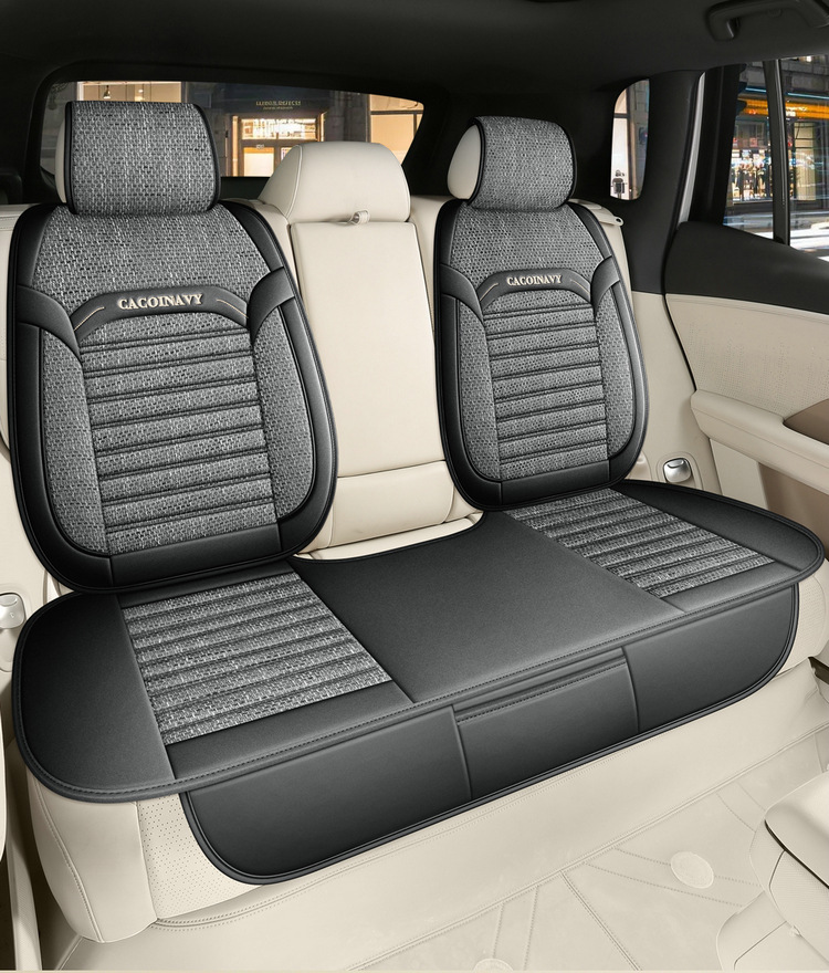 26-Year-Old Brand New Health-Preserving Buckwheat Lavender-Filled Linen Universal Car Seat Cushion Cover for All Seasons International Platform