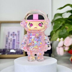 流沙摆件太空人宇航员爆闪款入油流沙潮玩手办摆件直播盲盒批发