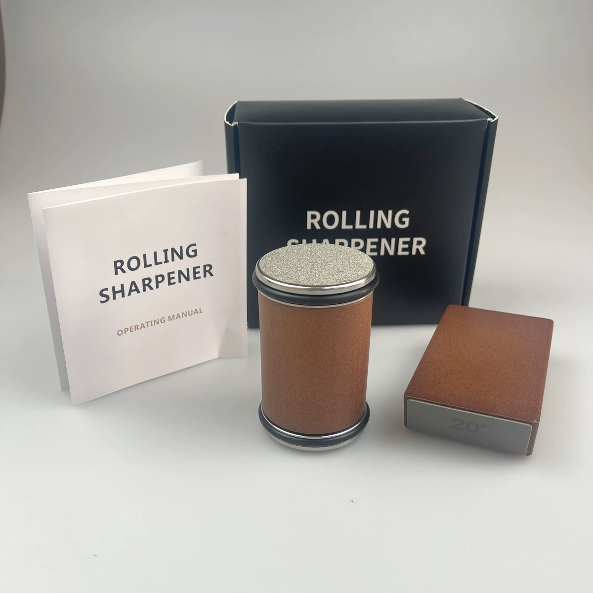 Резак-нож Rolling Knife Sharpener, регулируемый по углу цилиндрический ролик с камнями из вольфрама/алмаза/керамики