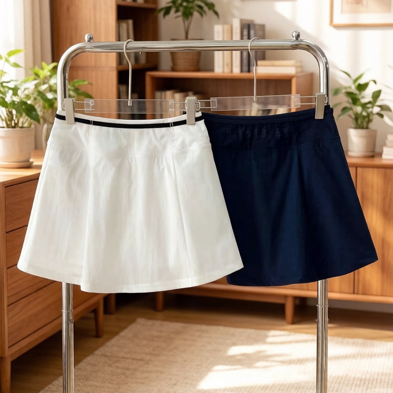 Biyinjia Women's Golf Skirt Summer Anti-Exposure Quick-Dry Shorts Solid Color Versatile Workwear Sports Skirt