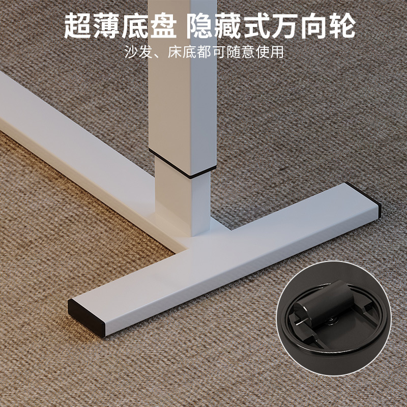 Mesa de noche de elevación móvil dormitorio hogar mesa plegable escritorio dormitorio cama perezosa escritorio de la computadora