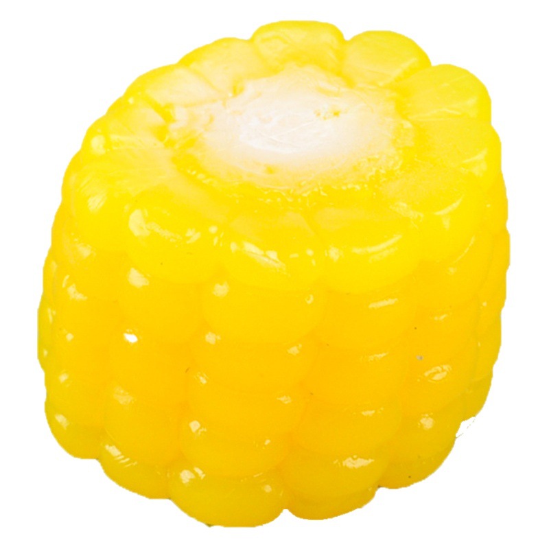 Corn Model Stereo Artificial Segment Pendant Pvc Food Keychain Creative Fun Fruit Pendant Handmade