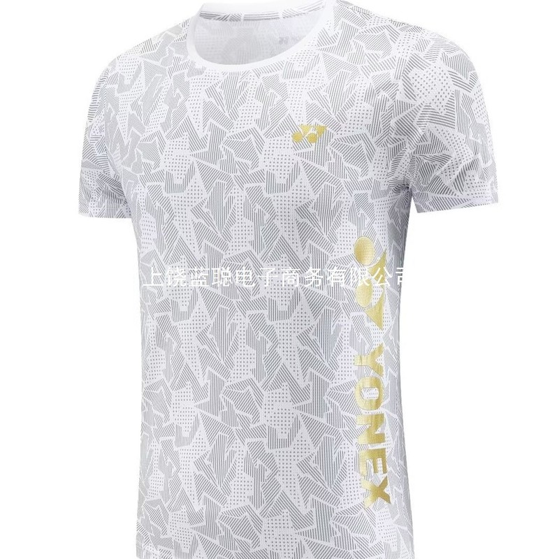 新製品 YY バドミントンウェア男性と女性のための 110391BCR 半袖速乾性通気性カップルウェアスポーツウェア文化シャツ|undefined