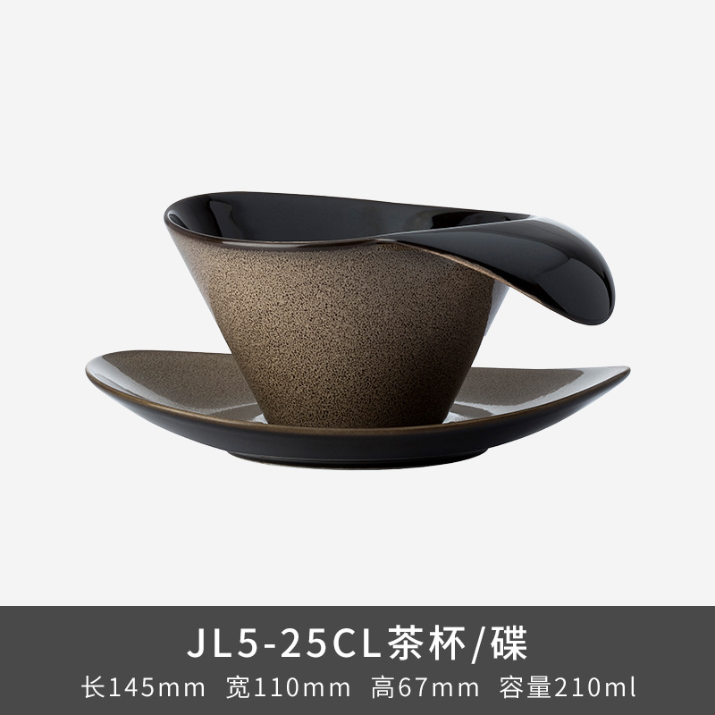 Transfronterizos LZ LICang cerámica cubiertos de ensalada de frutas de lujo ligero platos de arroz tazas de té caseras