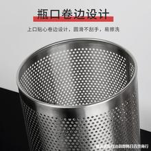 吸管桶筷子沥水吧台装放笼收纳盒不锈钢筒创意奶茶店筷笼商用筷子