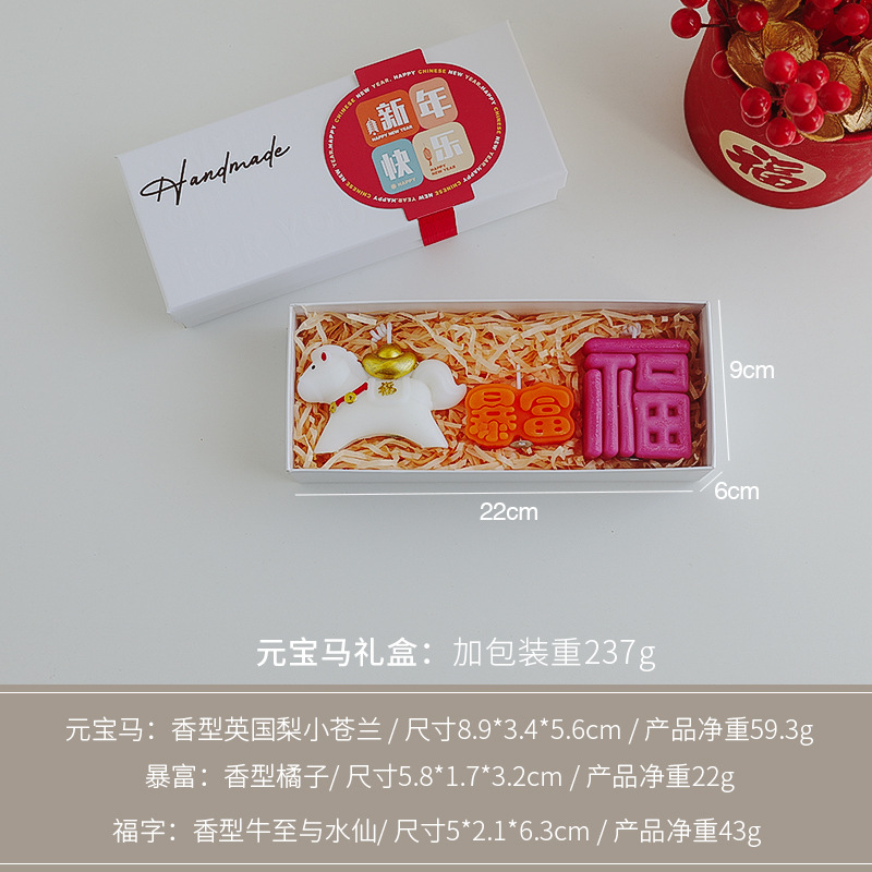 Año Nuevo Sopa de Banana Caixa de regalo de Yuan BMW: Yuan BMW + Riqueza + Fu