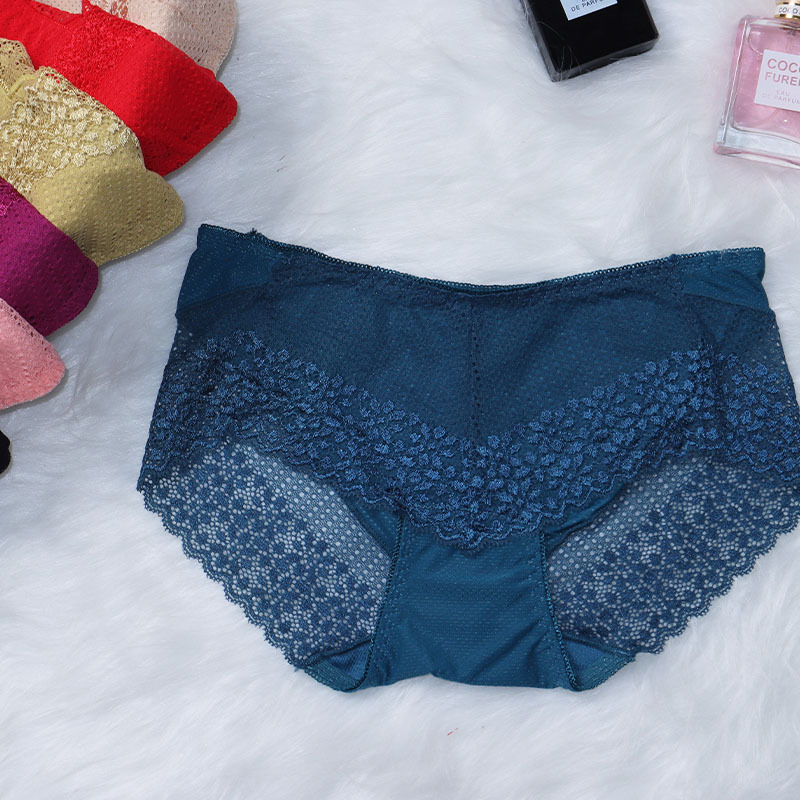 少女性感蕾丝透明内裤