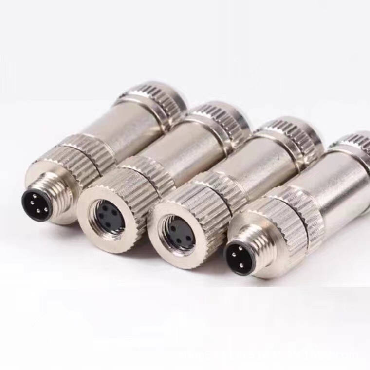 M8 Aviation Plug 3 Core 4 Ethernet Equipment Fiber Optic Mesh Connector Shielded M8 Connector Metal Plug Waterproof Line M8 Aviation Plug 3 Core 4 Ethernet Equipment Fiber Optic Mesh Connector Shielded M8 Connector Metal Plug Waterproof Line