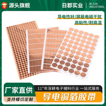 源头厂家加厚单导铜箔胶带电磁屏蔽防静电耐高温导电铜箔胶带