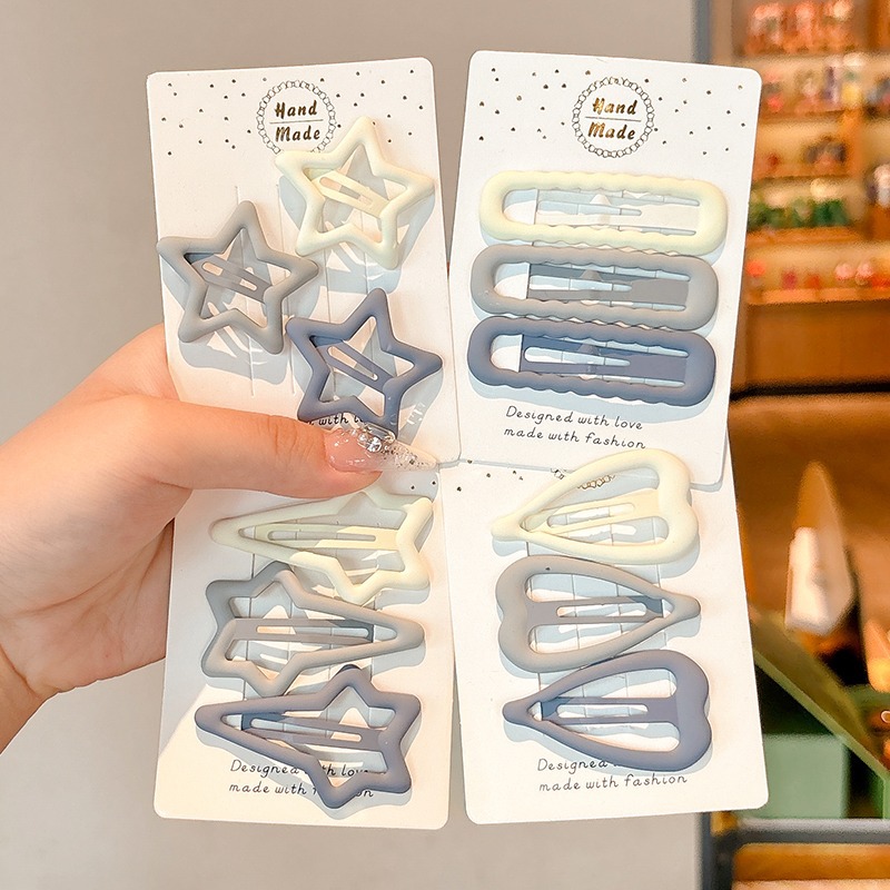 Coreano frisa cabello rotura BB clips tocado clips de cabello frontal lateral clips de cabello detrás de la cabeza clips de cabello