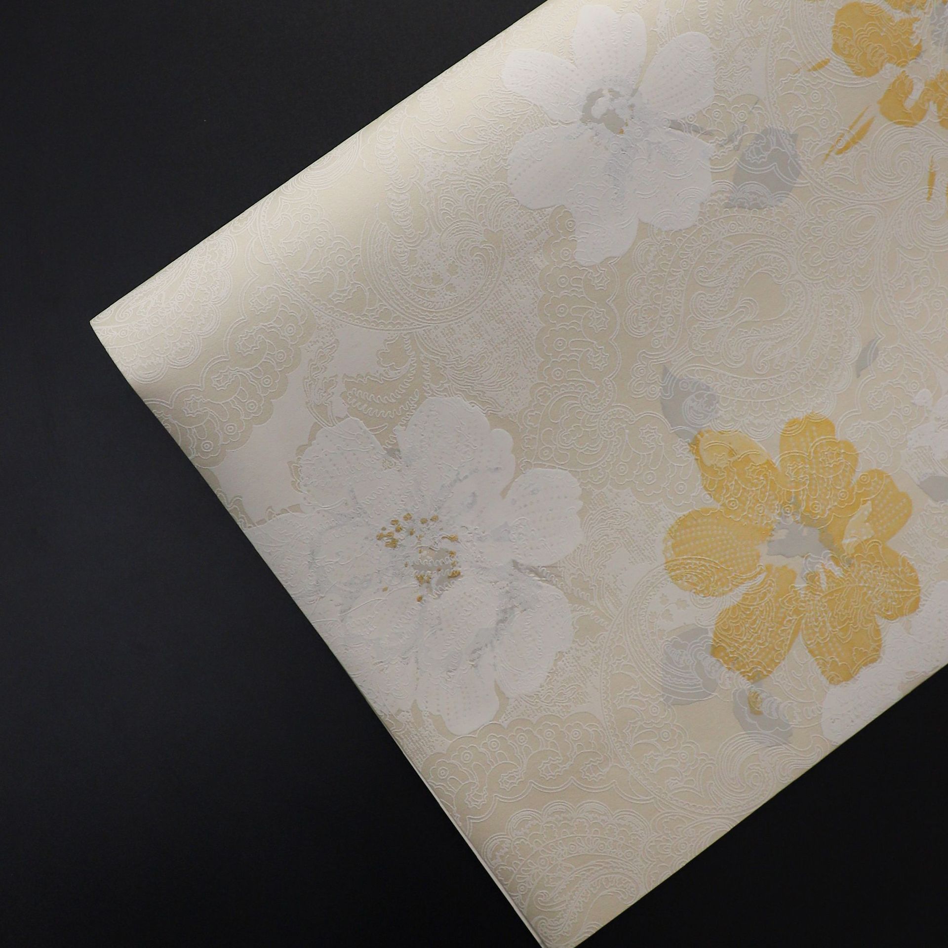 Huayuqing flores materiales de embalaje ramo creativo de flores papel de embalaje de textura artística de papel floral 5 hojas