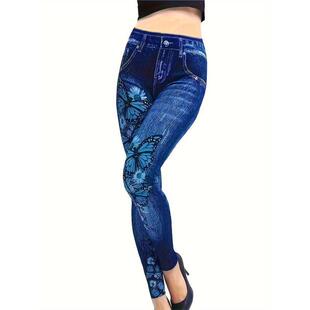 H 60944 Butterfly Knit Leggings ����ӡ���o��ѝ �W���L��羳