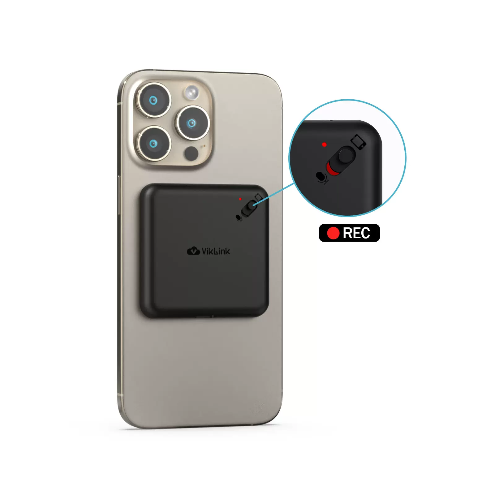 跨境录音笔磁吸通话录音器便携会议记录超长待机录音机一件代发