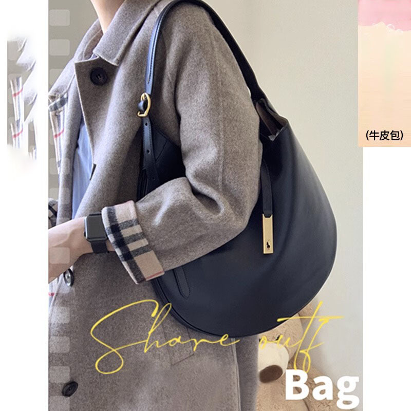 Japanese and Korean ins tote bag polo Zheng Xiujing same style can be praised bag female commuter large capacity leather underarm shoulder bag