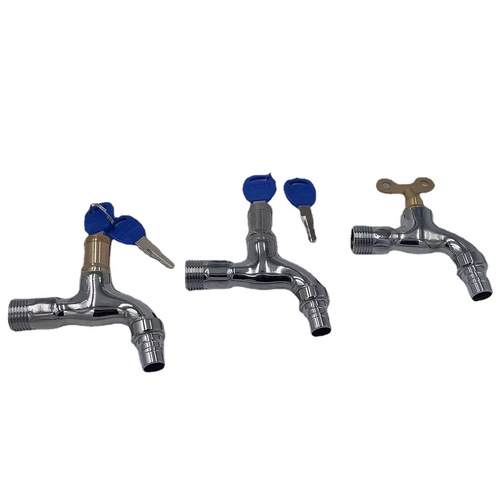 Factory direct sales outdoor anti-theft key faucet mop pool in public places 4 minutes quick opening cold water faucet