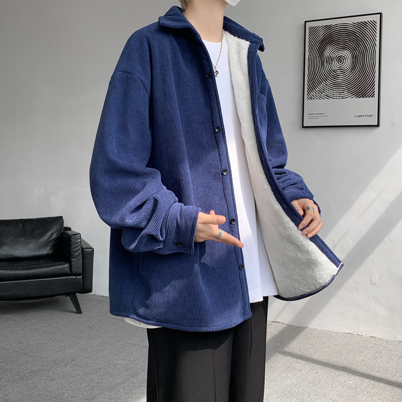 Warm corduroy Japanese shirt