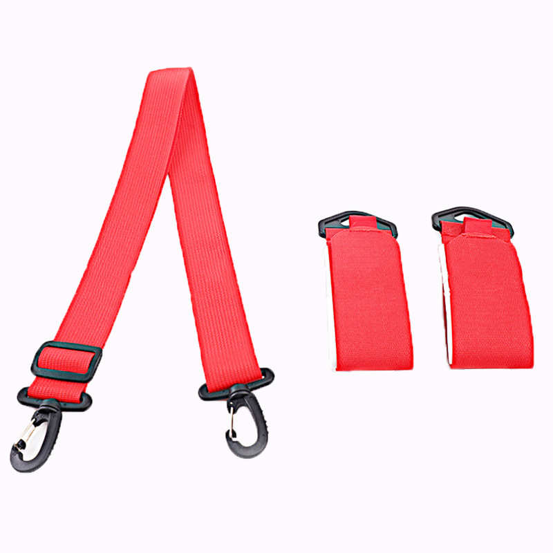 Spot correa de esquí correa de fijación de tabla de snowboard doble portátil correa de trineo correa de trineo ajustable correa de trineo transfronterizo