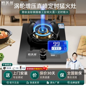 Газовая печь Одно плита газовая плита домашняя газовая плита кухня Fierce Fire Plag