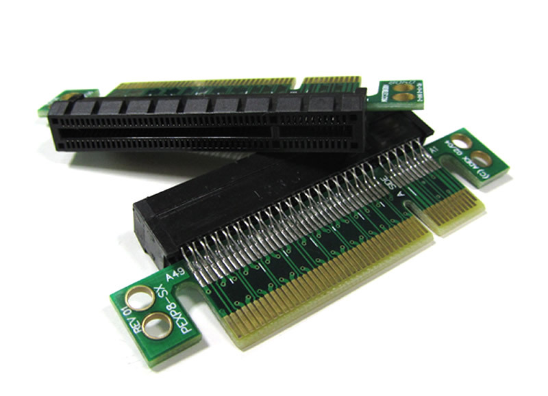 台式 PCI-E保护卡 8X测试卡PCIE显卡保护卡X8直插转接卡转接卡