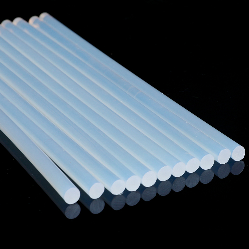 Rodas de adhesivo de fusión en caliente DIY hechas a mano rodas de adhesivo caseras de pistola de fusión en caliente tira de adhesivo de alta viscosidad transparente de sol instantáneo en caliente 7mm