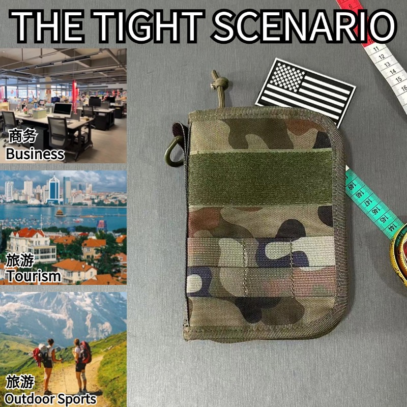 Bolsa de archivos deportivos al aire libre multifuncional militar camuflaje bolso táctico bolso de almacenamiento de llaves portátil al por mayor