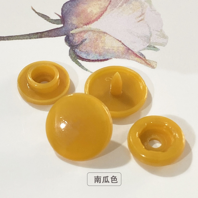 T3T5T8 impermeable con botón a presión de resina plástica, botones de ropa de bebé, botones invisibles, botones de color sin costura