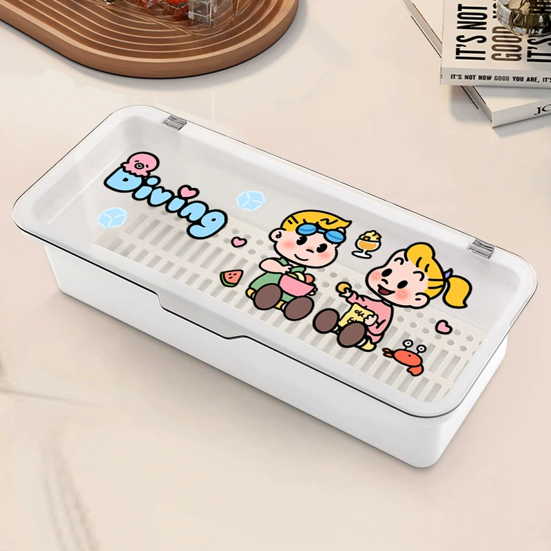 Chopsticks, dustproof drying rack for home use, tableware, handheld plastic storage system