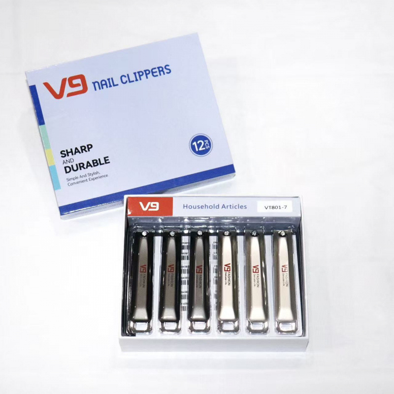 Jinda V9Vt801-7 Nail Clipper Cross-Border Hot-Selling Nail Clipper Set Large Nail Scissors Portable Manicure Tool